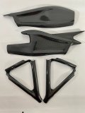 frame + swing arm protection carbon KTM RC8