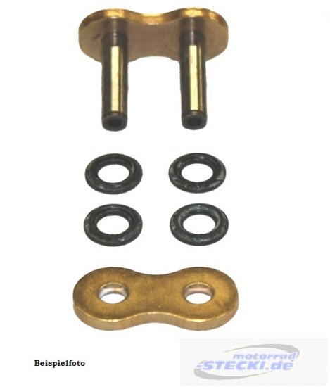 DID ZVMX 525 Drive Chain Hollow Rivet Lock - Silver, For DID ZVMX Chains, ZJ525ZVMXSS