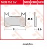 MCB752CRQ brake lining in frontSuzuki GSX-R 1000 2004-2011