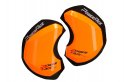 Resbaladores de la rodilla de madera nightfighter naranja neón