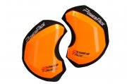 Resbaladores de la rodilla de madera nightfighter naranja neón