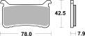 Brake pad SBS 947DS-1 toxic bite CBR600RR 2024-