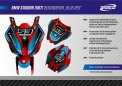 Premium-Designdekor "BLUE-RED"
