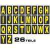 Buchstaben Set für Pitboard Boxentafel groß