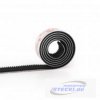 Cerradura doble Velcro rollo de 1m cinta negro Y claro