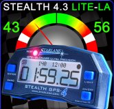 GPS Laptimer STEALTH-LITE-V4+Schräglagenanzeige