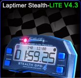 GPS Laptimer STEALTH-DATA V4 incl. GPS Datenrecording