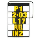 Pitboard, Boxentafel klein, Infotafel Set-Karten