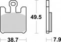 Almohadilla de freno SBS 788DC ZX6R/2003-2006