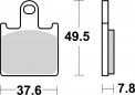 Brake pad SBS 838DS-1 toxic bite ZX6R/2007-2012