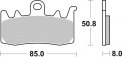 Brake pad SBS 900DS-2 soft bite Aprilia RS 660 2020-