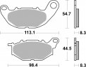 Bremsbelag SBS 931DC R3/2015-