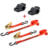Set Lenker/Rahmen Abspann-Kammern+Spanngurte 2 Stück