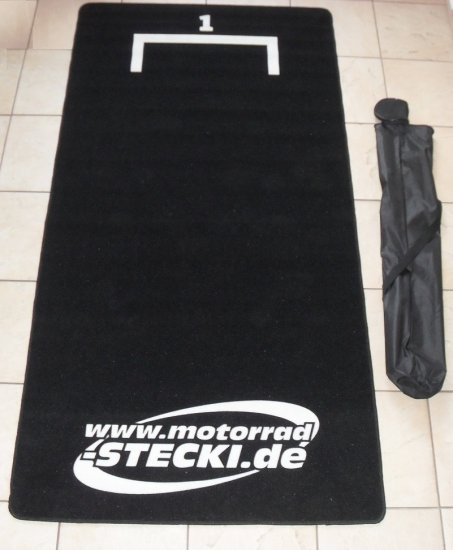 Motorrad Teppich 2x1m mit Stecki Logo [RFT2222] - 69.90 € - Motorrad-Stecki