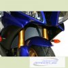 Protector radiador negro/plata Yamaha R6 2006-2016