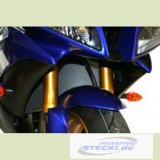 Kühlerschutzgitter Wasser Schwarz/Silber Yamaha R6 2006-2016