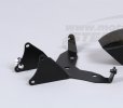 Soporte de revestimiento de aluminio negro Yamaha R6 2006-2007