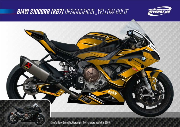 Premium-Designdekor YELLOW-GOLD [BMW-2019-yellow-gold] - 399.00