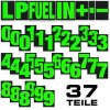Zahlen Set für Pitboard Boxentafel groß