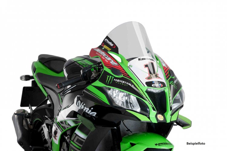 Puig R-Racer Windschutzscheibe Für Suzuki GSX-R1000/R 17'-19' – Transparent, 3 Mm Acryl